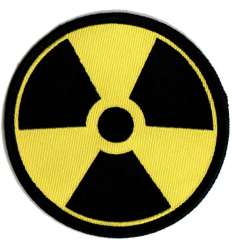 Parche SIMBOLO NUCLEAR  - Biohazard bordadoado