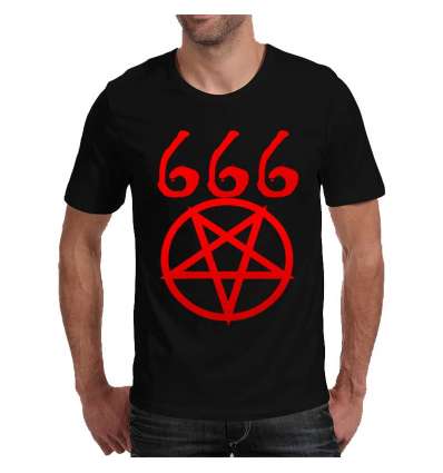 Camiseta 666 PENTAGRAMA