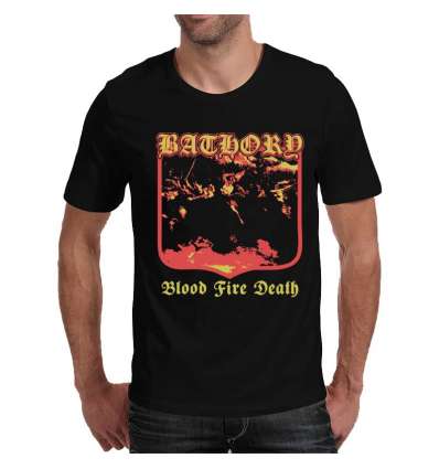 Camiseta BATHORY - Blood Fire Death