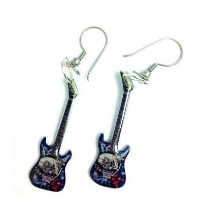 Pendientes Guitarra Iron Maiden (par)