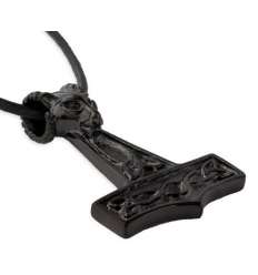 Colgante Martillo Thor Cabra Negro Acero