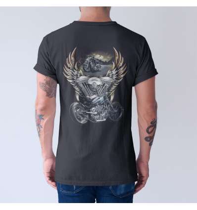 Camiseta WILD WOLF BIKER Camiseta WILD WOLF BIKER