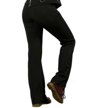 Pantalón Mujer Elástico Cremallera Piedras