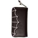 Cartera Alargada Murciélagos Blancos