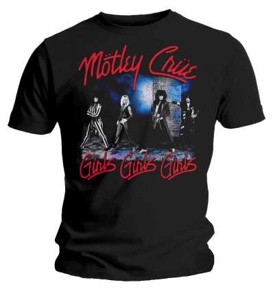 Camiseta MOTLEY CRUE - Girls Girls Girls Smokey Street