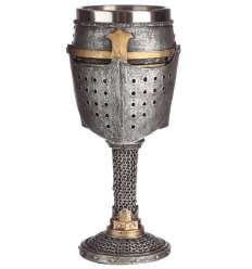 Copa Casco y Malla Medieval Resina