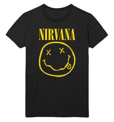 Camiseta NIRVANA - Smiley Flower Sniffin