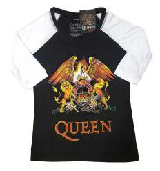 Camiseta para chica QUEEN - Logo Color Raglan