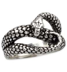 Anillo Serpiente Plata