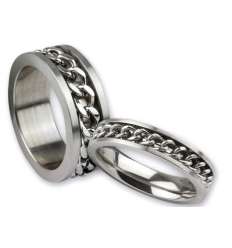 Cajita con Anillos Love Has No End Acero (par)