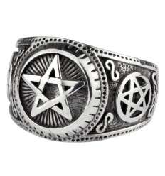 Anillo Pentagram Plata