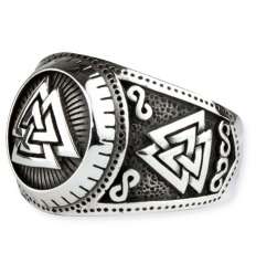 Anillo Nudo de Wotan Plata