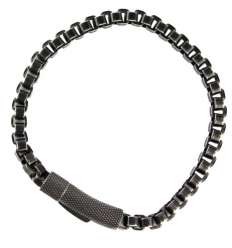 Pulsera Negra Acero