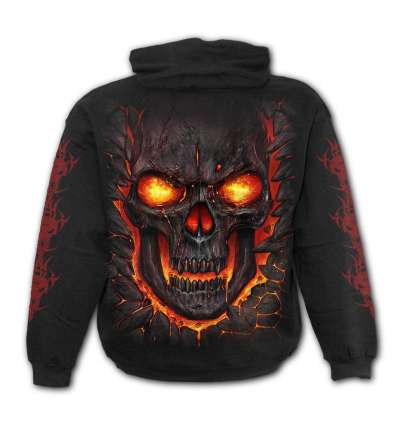 Sudadera SKULL LAVA Spiral