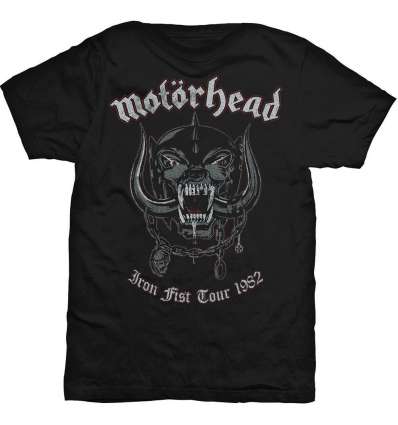 Camiseta MOTORHEAD - Iron Fist Tour 1982