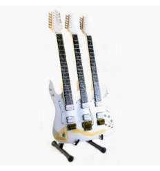 Guitarra Miniatura STEVE VAI - Triple Mástil