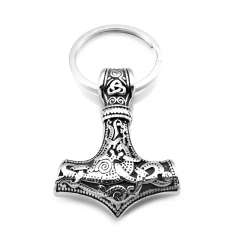 Llavero Martillo de Thor con símbolos celtas (Acero Inxidable)