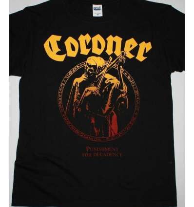 Camiseta CORONER - Punishment For Decadence
