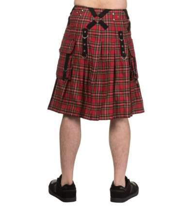 Falda / Kilt Escocesa Aros Pirámides para hombre