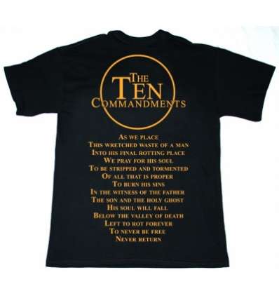 Camiseta MALEVOLENT CREATION - Ten Commandments