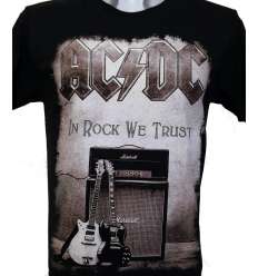 Camiseta ACDC - In Rock We Trust