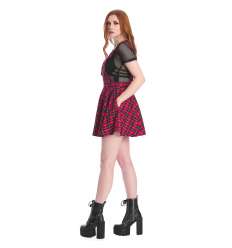 Vestido DONT SETTLE PINAFORE Escocés Peto (camiseta rejilla no incluida) 2