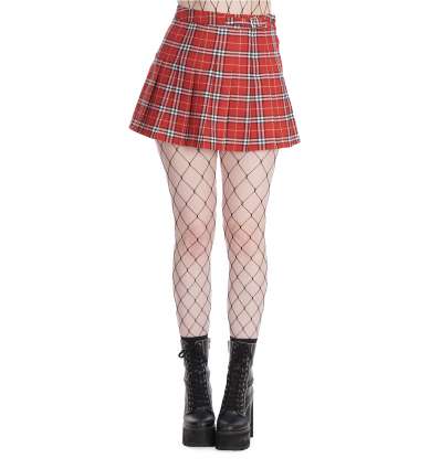 Minifalda Escocesa Roja