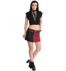 Minifalda Escocesa Roja / Negra 2