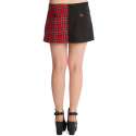 Minifalda Escocesa Roja / Negra