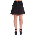 Minifalda Negra Doble Hebilla