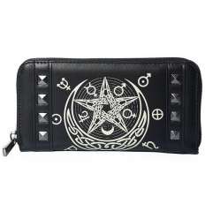 Cartera Alargada HOLLOW Pentagram Symbols
