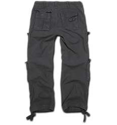 Pantalón Largo Cargo PURE VINTAGE Negro BRANDIT 2