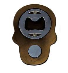 Abridor de botellas Calavera Bronce 2