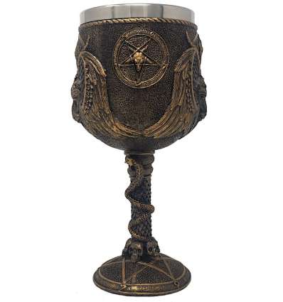 Copa Baphomet Pentagram Resina