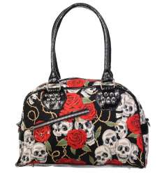 Bolso de mano Calaveras y Rosas