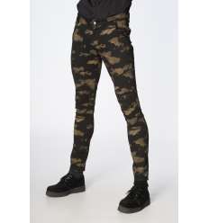 Pantalón Elástico Cloudy Marrón Negro 2