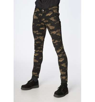 Pantalón Elástico Cloudy Marrón Negro Pantalón Elástico Cloudy Marrón Negro