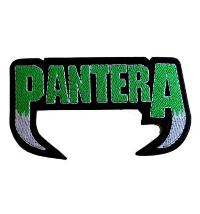 Parche PANTERA - Verde Cuernos Bordado
