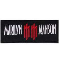 Parche MARILYN MANSON - Rectangular Bordado
