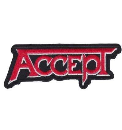 Parche ACCEPT - Logo Bordado