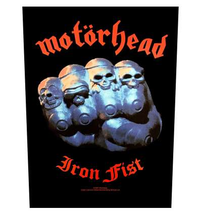 Parche para espalda MOTORHEAD - Iron Fist