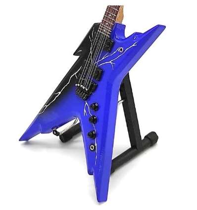 Guitarra Miniatura PANTERA - Dimebag Azul