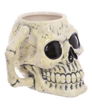 Taza Calavera Cerámica