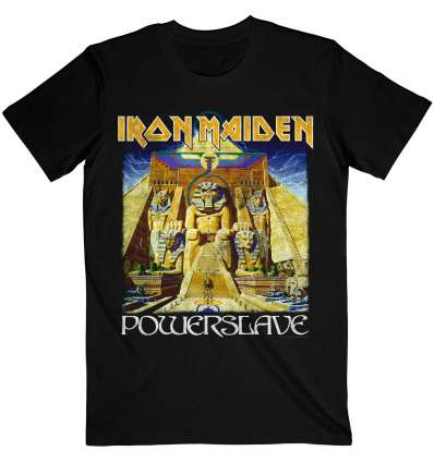Camiseta IRON MAIDEN - Powerslave World Slavery Tour 84-85