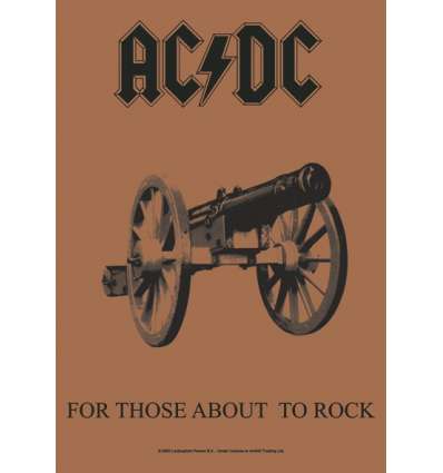 Bandera ACDC - For Those About To Rock