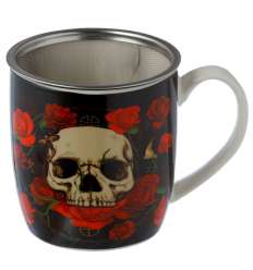 Taza Calaveras y Rosas para Té 2