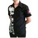 Camisa Calaveras en Lateral y Mangas