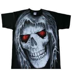 Camiseta Calavera Ojos Rojos