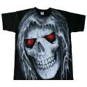 Camiseta Calavera Ojos Rojos