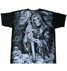 Camiseta Calavera Ojos Rojos 2